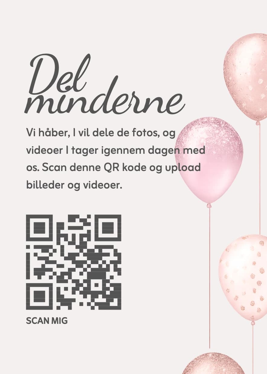 balloons print-ready card