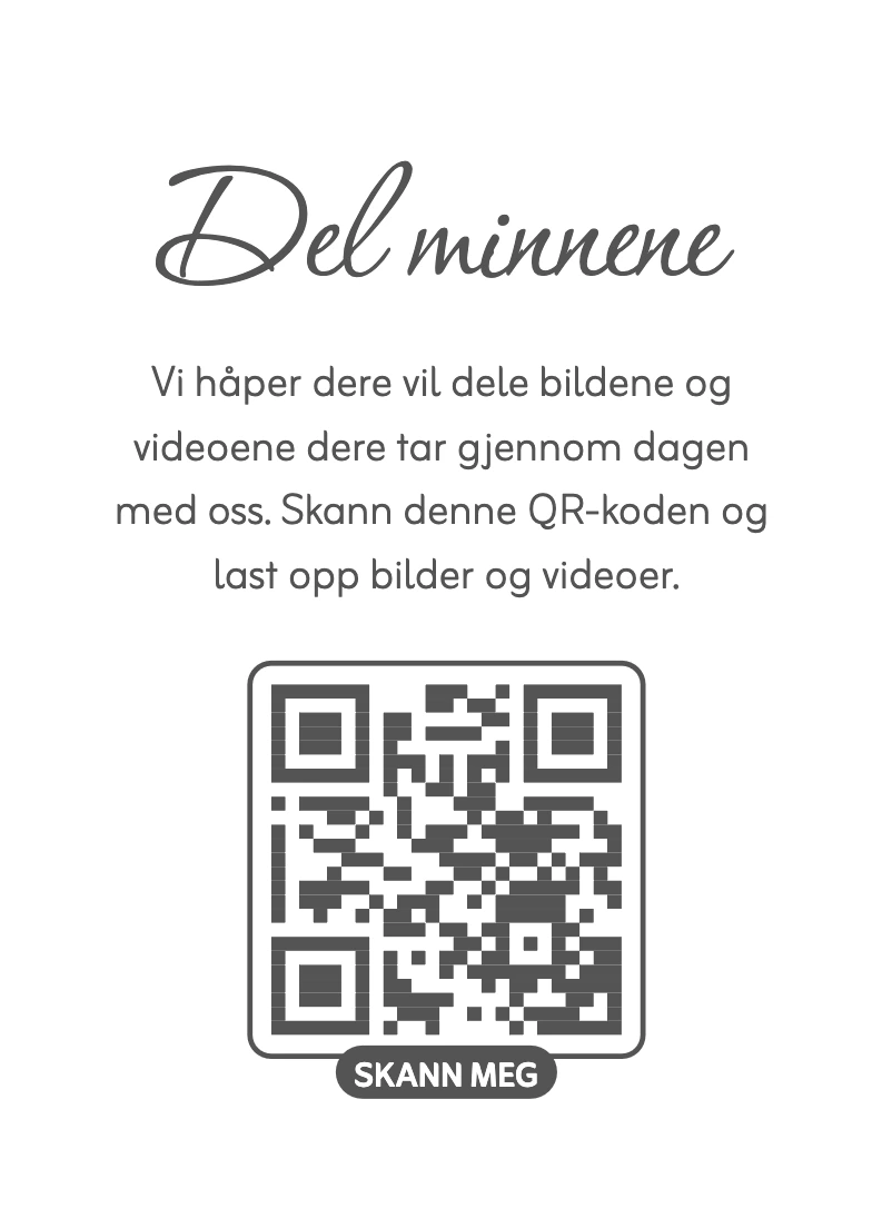 Default QR Card print-ready card