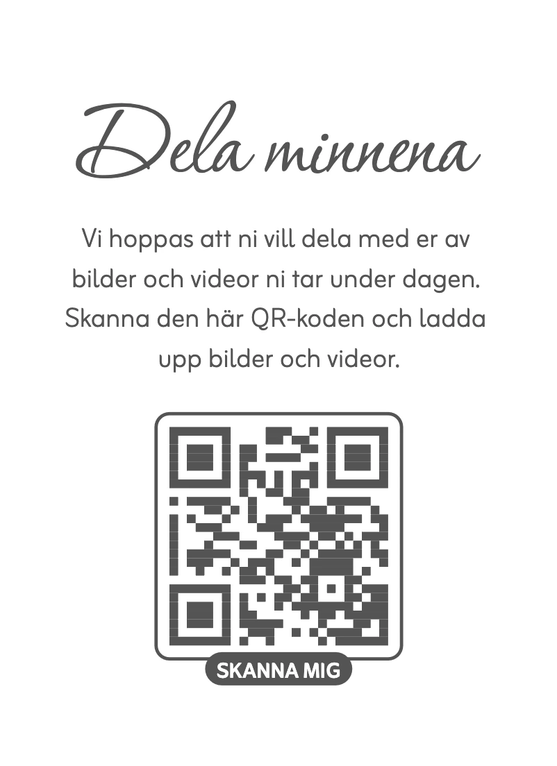 Default QR Card pocket card