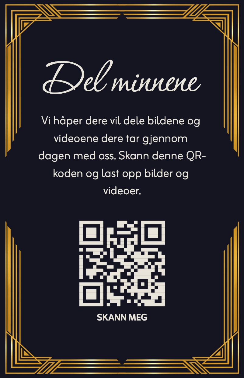 Gatsby print-ready card