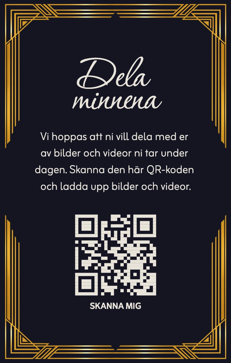 Gatsby print-ready card